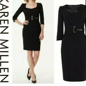 Karen Millen Corset Belt Sheath dress